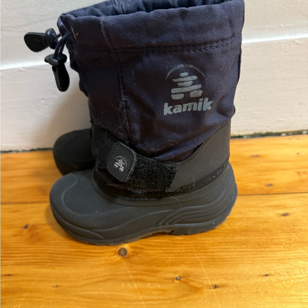 Kamik Kids' Navy and Black Snow Boots